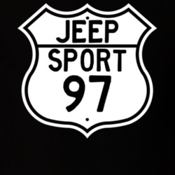 Highway Route Sign Jeep 1997 Sport T Shirt