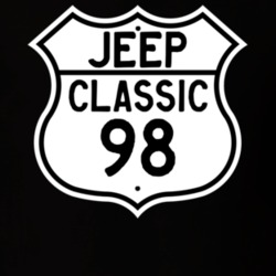 Highway Route Sign Jeep 1998 Classic T Shirt