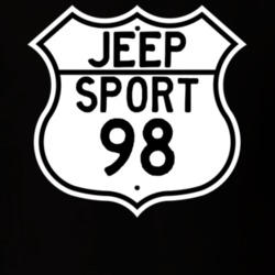 Highway Route Sign Jeep 1998 Sport T Shirt
