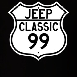 Highway Route Sign Jeep 1999 Classic T Shirt