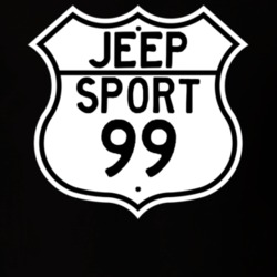 Highway Route Sign Jeep 1999 Sport T Shirt