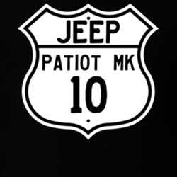 Highway Route Sign Jeep 2010 Patiot MK T Shirt