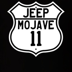 Highway Route Sign Jeep 2011 Mojave T Shirt