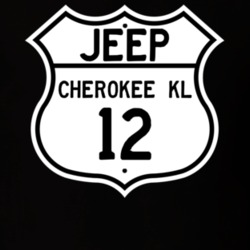 Highway Route Sign Jeep 2012 Cherokee KL T Shirt