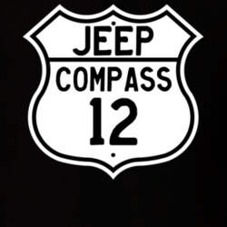 Highway Route Sign Jeep 2012 Compass T Shirt