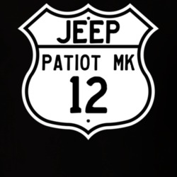 Highway Route Sign Jeep 2012 Patiot MK T Shirt