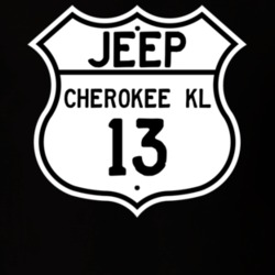 Highway Route Sign Jeep 2013 Cherokee KL T Shirt