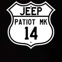 Highway Route Sign Jeep 2014 Patiot MK T Shirt