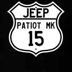 Highway Route Sign Jeep 2015 Patiot MK T Shirt