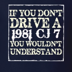 If You Dont  Drive A 1981 CJ 7 You Wouldnt Understand Jeep T Shirt