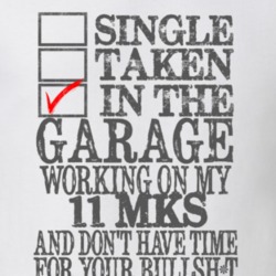 Single Taken In The Garage Working On My 2011 Lincoln MKS T Shirt
