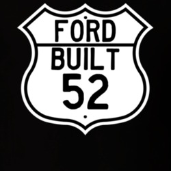 1952 Built Highway Route Sign T Shirt