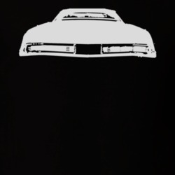 1967 Buick Riviera Rear Custom Silver Graphic T Shirt