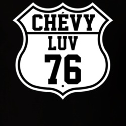 Highway Route Sign 1976 Chevy Luv T Shirt