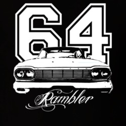 1964 AMC Rambler Grill Year Model Name Dark Shirt
