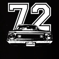 1972 AMC Gremlin Grill View Year Dark Shirt
