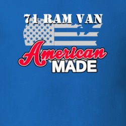 1971 Dodge Ram Van American Made Coors Label Parody T Shirt