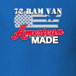 1972 Dodge Ram Van American Made Coors Label Parody T Shirt