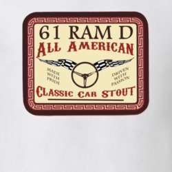 1961 Dodge Ram D Custom Beer Lable T Shirt