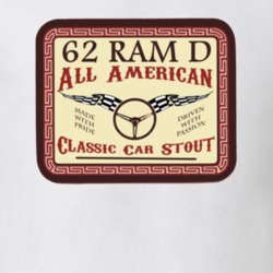 1962 Dodge Ram D Custom Beer Lable T Shirt