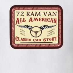 1972 Dodge Ram Van Custom Beer Lable T Shirt