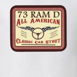 1973 Dodge Ram D Custom Beer Lable T Shirt