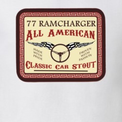 1977 Dodge Ramcharger Custom Beer Lable T Shirt