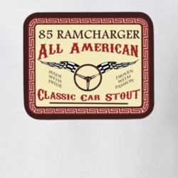 1985 Dodge Ramcharger Custom Beer Lable T Shirt