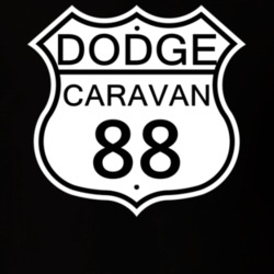 Highway Route Sign 1988 Dodge Caravan T Shirt