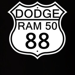 Highway Route Sign 1988 Dodge Ram 50 T Shirt