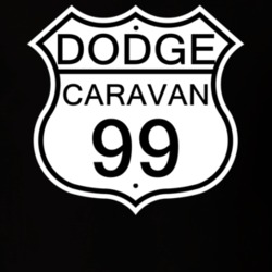 Highway Route Sign 1999 Dodge Caravan T Shirt