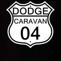 Highway Route Sign 2004 Dodge Caravan T Shirt