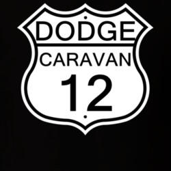 Highway Route Sign 2012 Dodge Caravan T Shirt