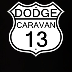 Highway Route Sign 2013 Dodge Caravan T Shirt
