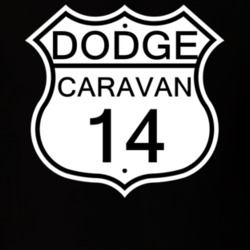 Highway Route Sign 2014 Dodge Caravan T Shirt