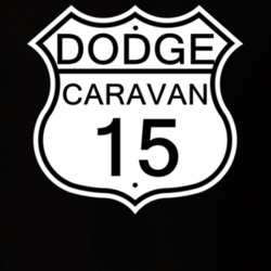 Highway Route Sign 2015 Dodge Caravan T Shirt