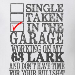 Single Taken In The Garage Working On My 1963 Studebaker Lark Funny T 