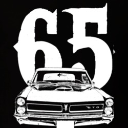 1965 Pontiac GTO Grill Year Dark Color Shirt