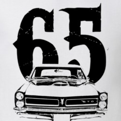 1965 Pontiac GTO Grill Year  Light Color Shirt