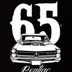 1965  Pontiac GTO Grill Year Model Name  Dark Color Shirt