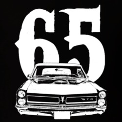 1965 Pontiac GTO Grill Year Dark Color Shirt
