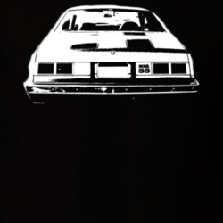 1976 Chevy Nova SS Rear Dark Shirt