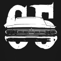 1965 Mercury Comet Rear View Year Faded Look Dark T Shirt