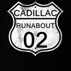 Highway Route Sign 1902 Cadillac Runabout Distressed T Shirt