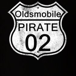Highway Route Sign 1902 Oldsmobile Pirate Distressed T Shirt