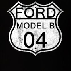 Highway Route Sign 1904 Model B Distressed T Shirt