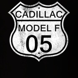 Highway Route Sign 1905 Cadillac Model F Distressed T Shirt