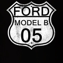 Highway Route Sign 1905 Model B Distressed T Shirt