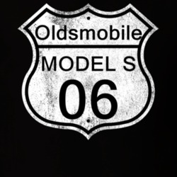 Highway Route Sign 1906 Oldsmobile Model S Distressed T Shirt