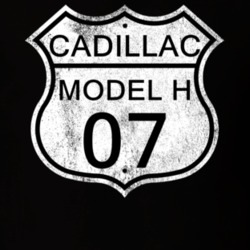 Highway Route Sign 1907 Cadillac Model H Distressed T Shirt